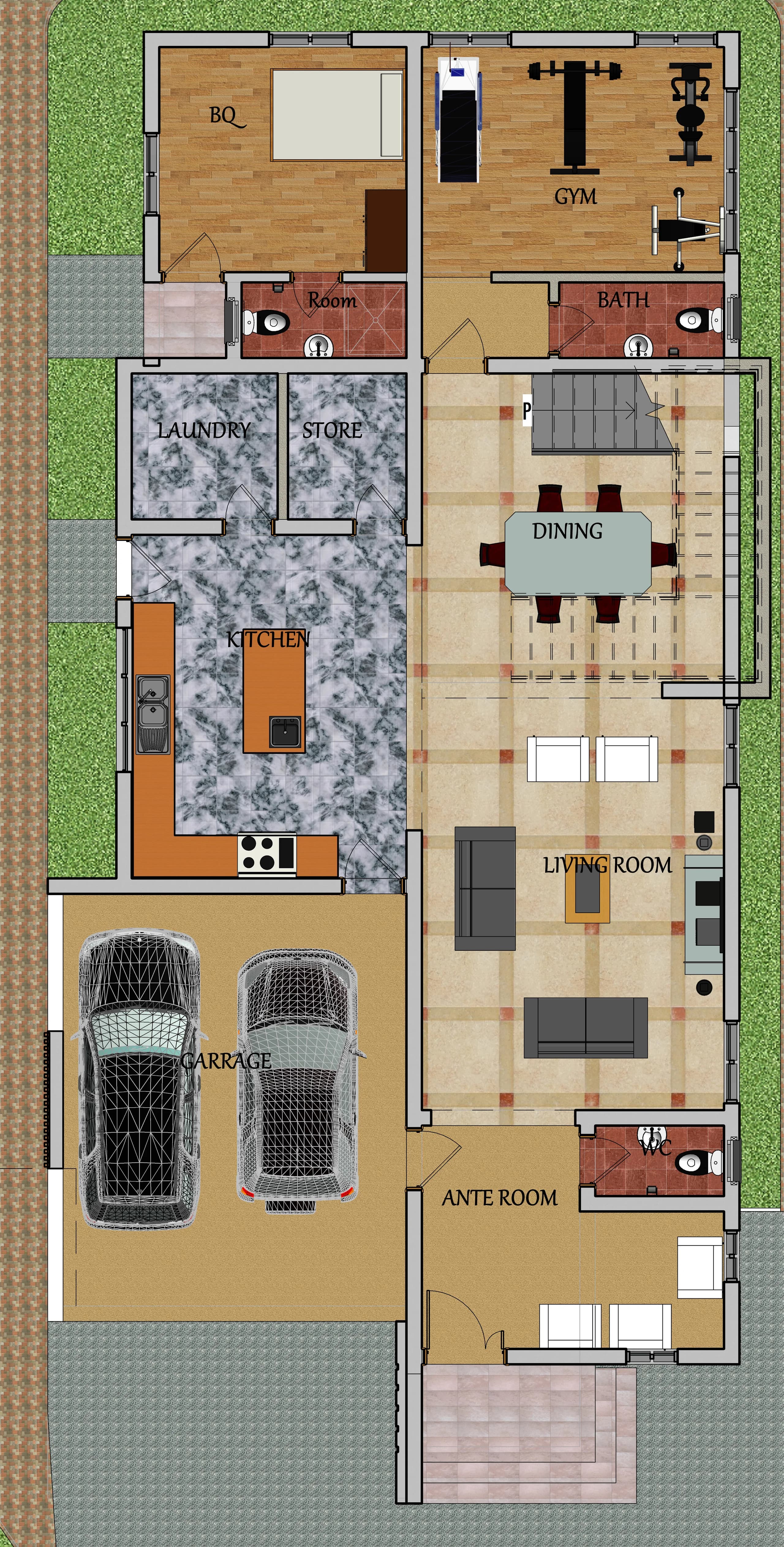 Floor plan, Level 2