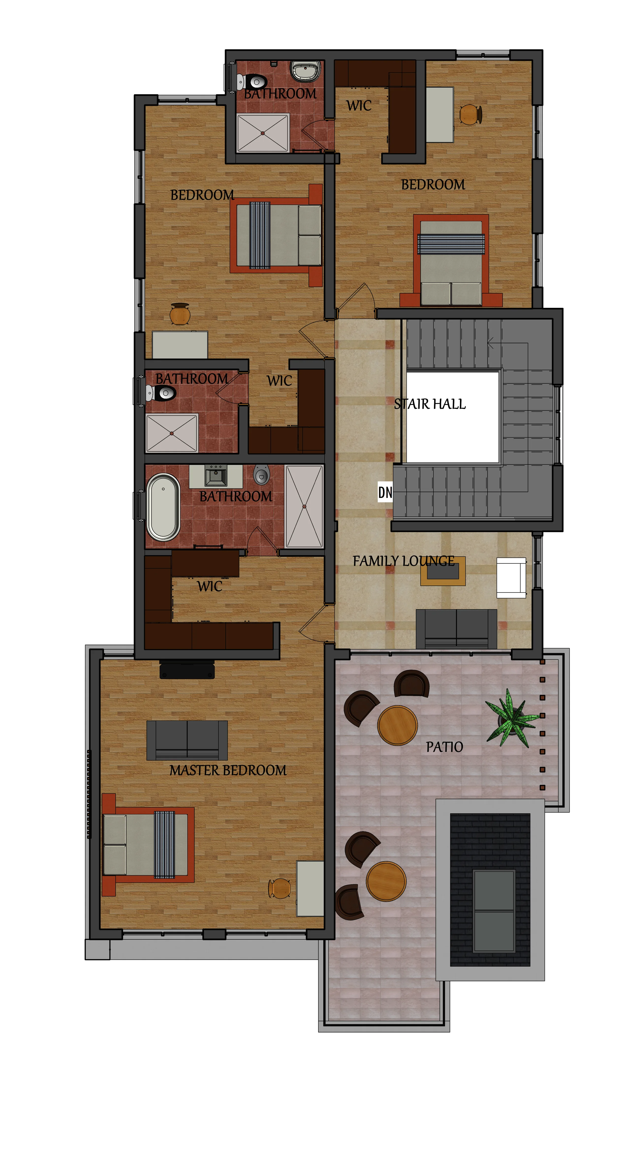 Floor plan, Level 3